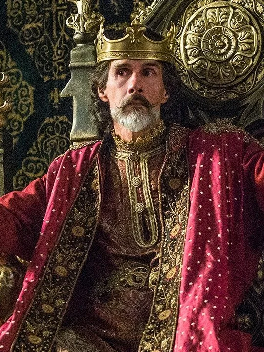 Lothaire Bluteau as Emperor Charles in Vikings