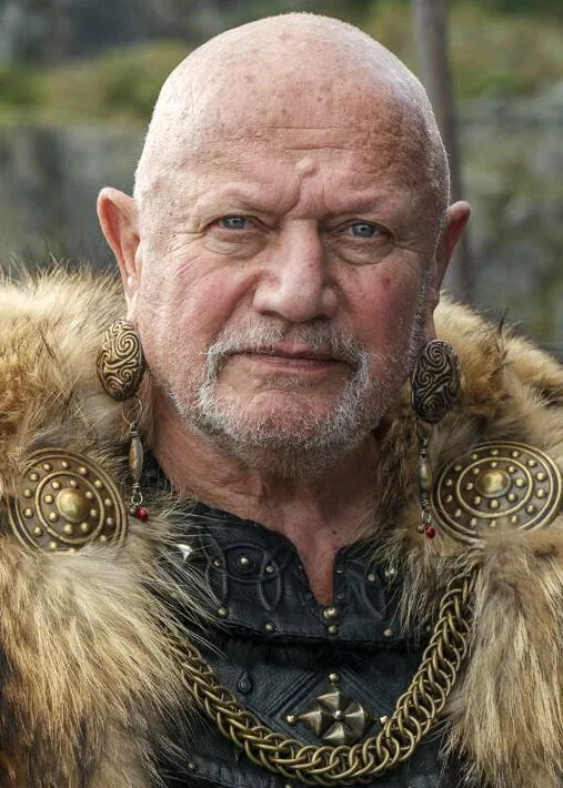 Steven Berkoff as King Olaf the Stout in Vikings