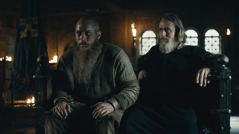 King Ecbert in In the Uncertain Hour Before the Morning (Vikings season 4, episode 14)